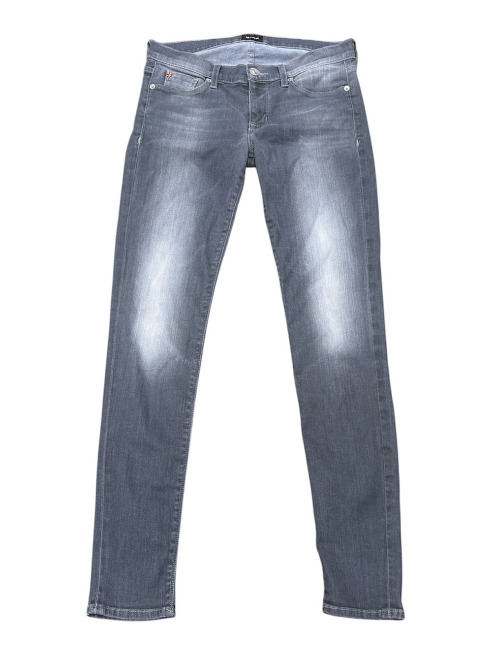 HUDSON Krista Super Skinny ReckGray Low Rise Jeans
